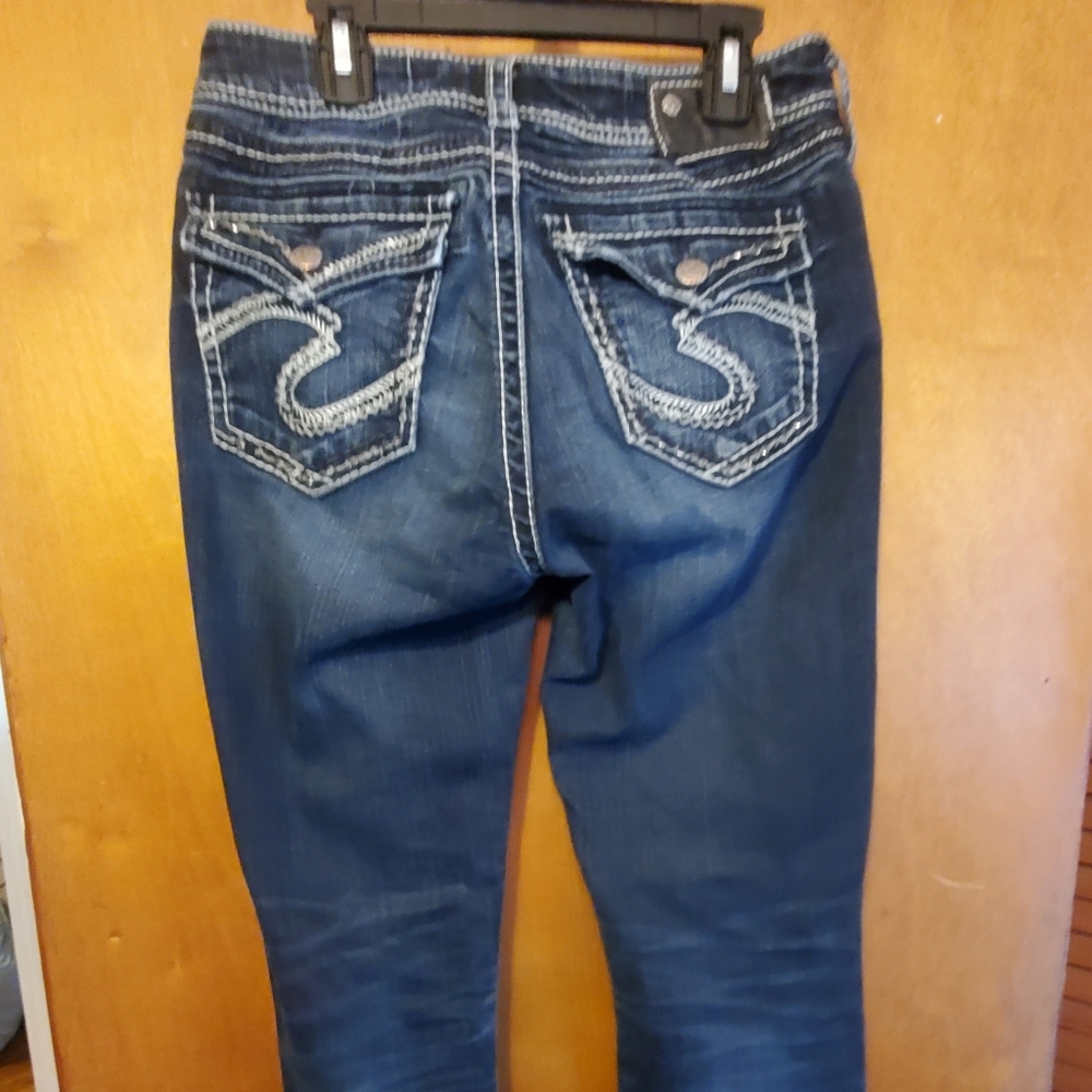 Silver jeans